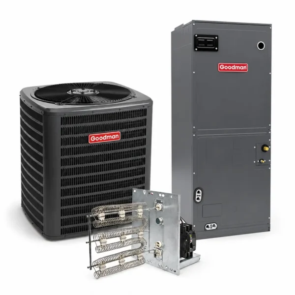 Goodman 5 Ton 15.2 SEER2 Electric System – Air Conditioning System + HeatKit - Image 2