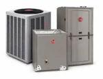 Rheem Select 2 Ton Gas Split System – 80% AFUE – Multi-Position 15.2 SEER2