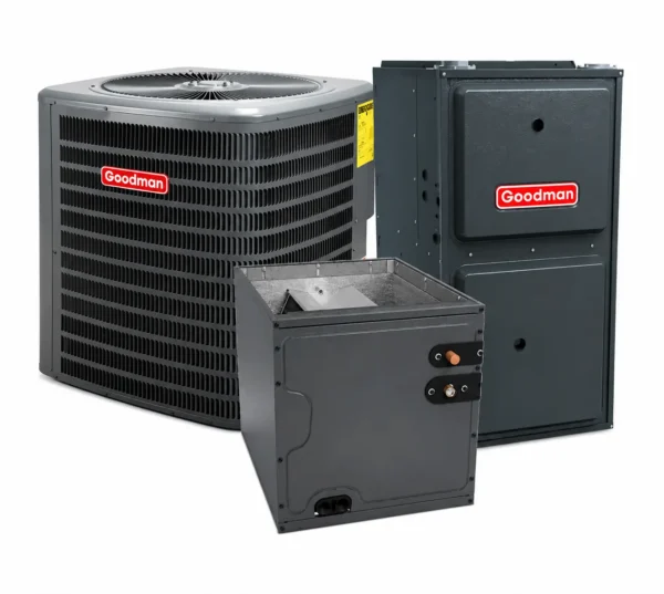 Goodman 4 Ton Gas Split System – 80% AFUE – UpFlow 15.2 SEER2 - Image 2