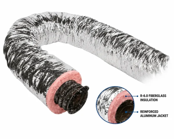 5” Insulated Flex Duct – R8 - Image 2