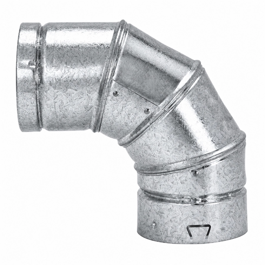 DuraVent - 4 B-Vent 90 Adjustable Elbow 4” 90° Elbow - Image 1