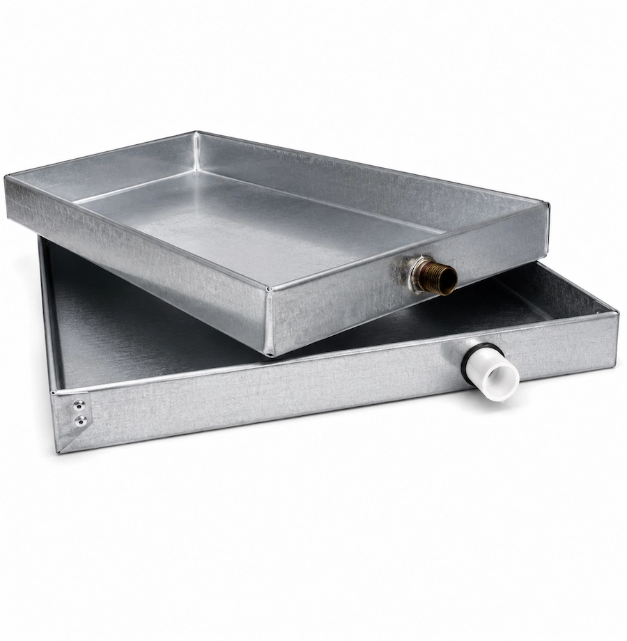 McDaniel Metals - 18X44W Welded Corner Drain Pan Drain Pan 32" x 36" - Image 1