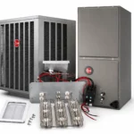 Rheem Select 5 Ton 24.5" Electric System – Air Conditioning System + HeatKit / Multiposition 15.2 SEER2